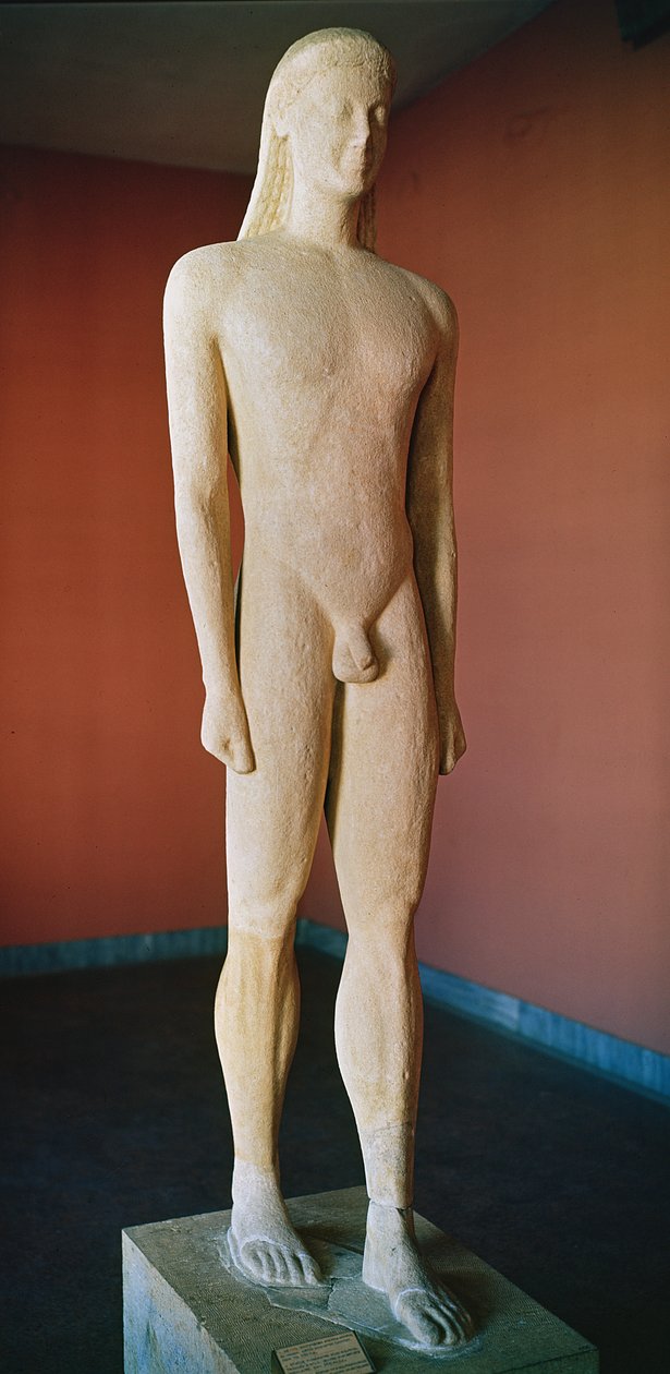 Kükládiai Kurosz, Miloszról, Kr.e. 550 körül (márvány) alkotó: Greek