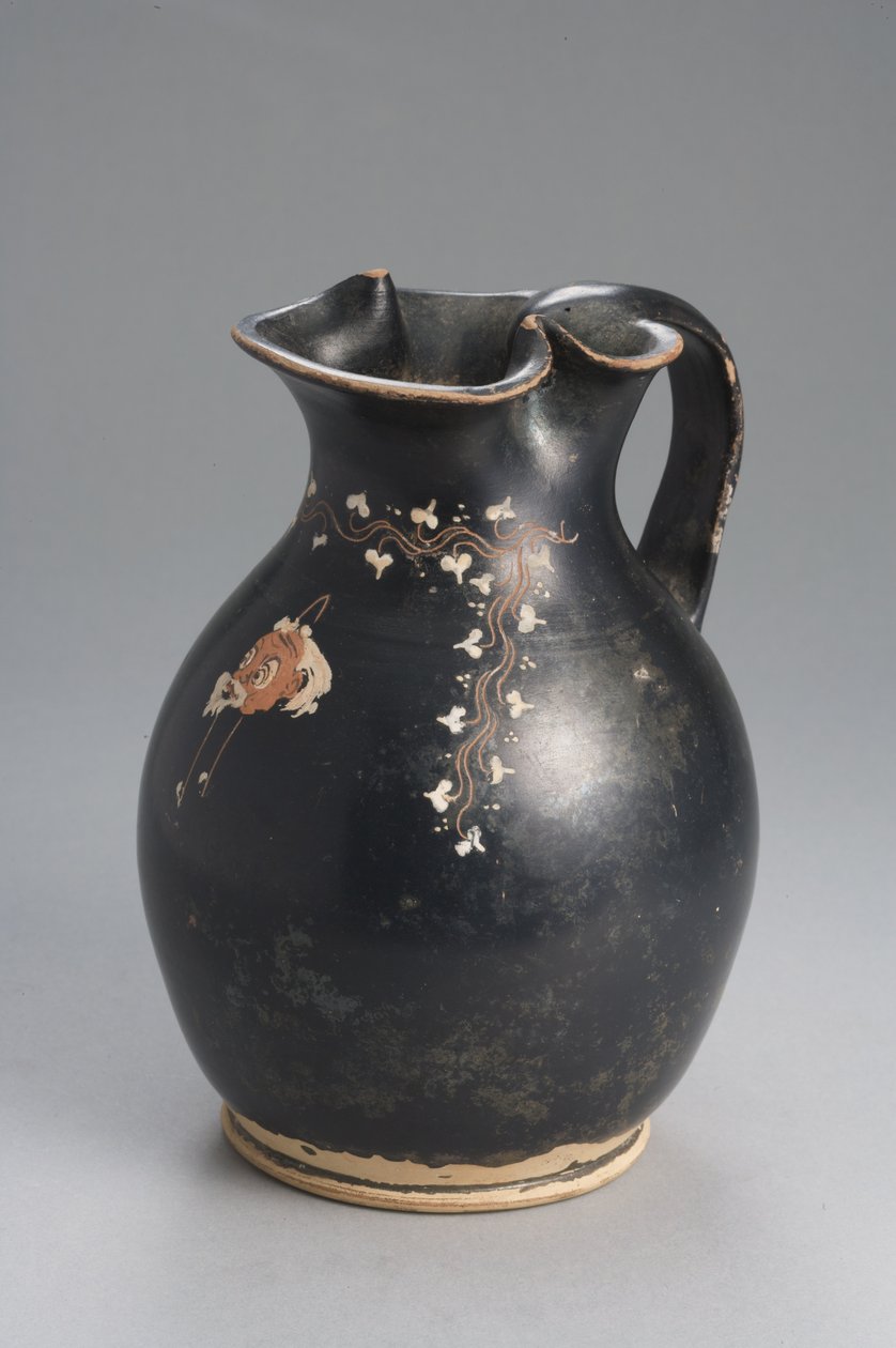 Gnathian mázas oinochoe, Konnakis Group (terrakotta) alkotó: Greek