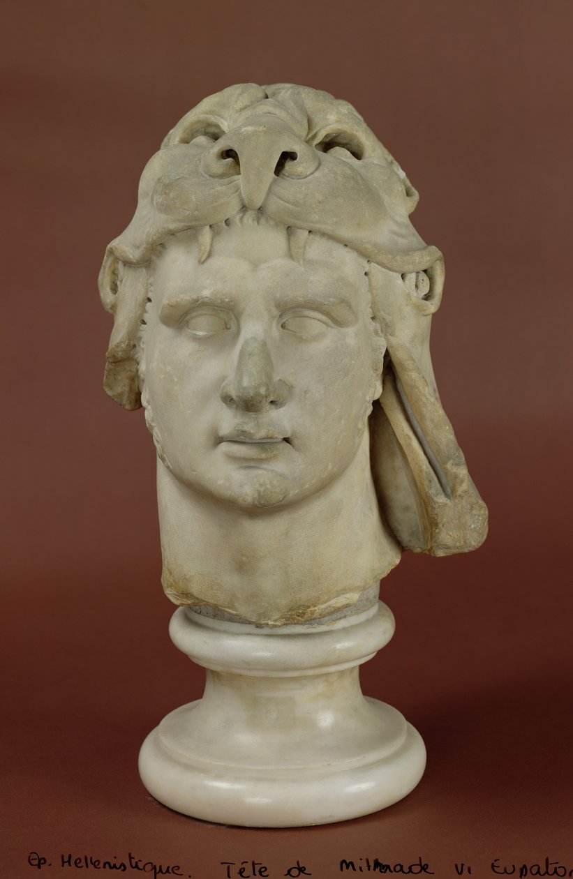 VI. Mithridatész (Kr. e. 132-63) Eupator, Pontus királya (márvány) (lásd még: 177442) alkotó: Greek