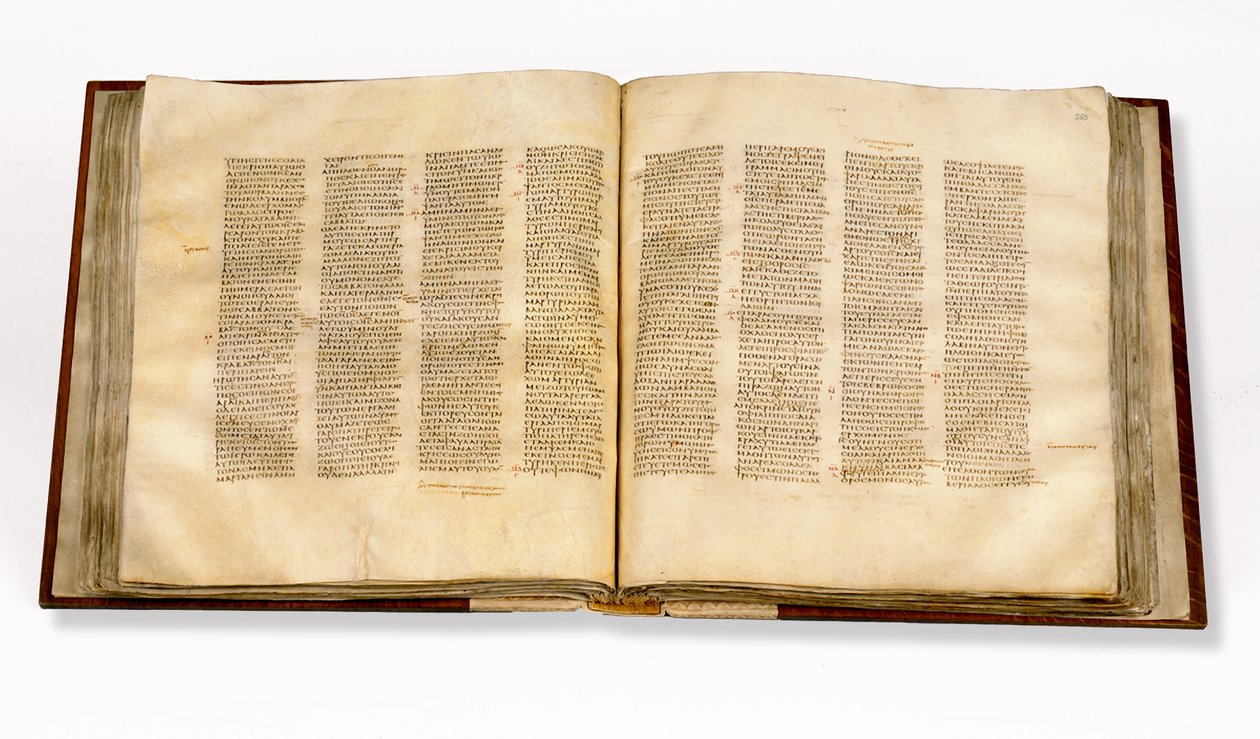 Oldal a Codex Sinaiticusból alkotó: Greek