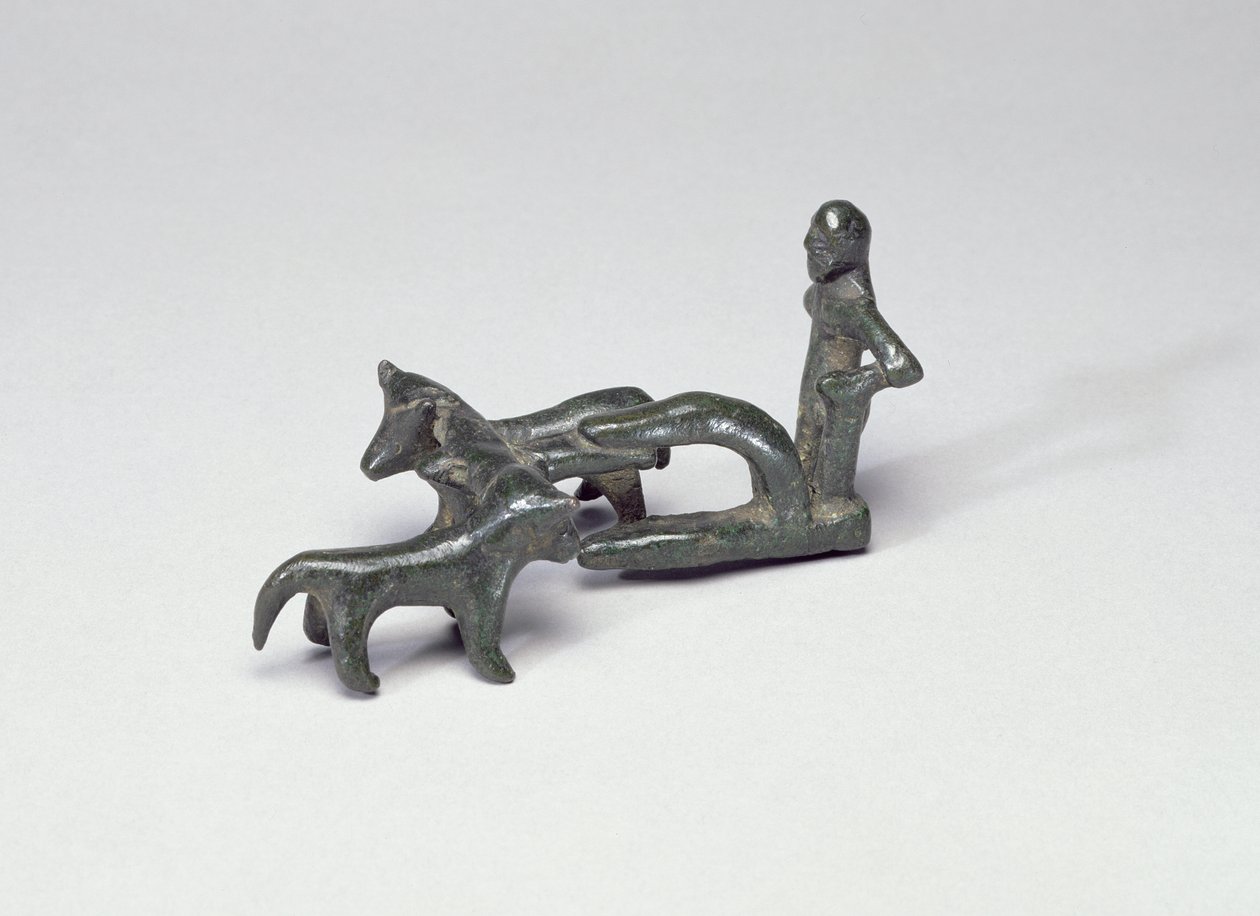 Szántó csapat, Kelet-Görögországból vagy Törökországból, Kr. e. 6. század (bronz) alkotó: Greek
