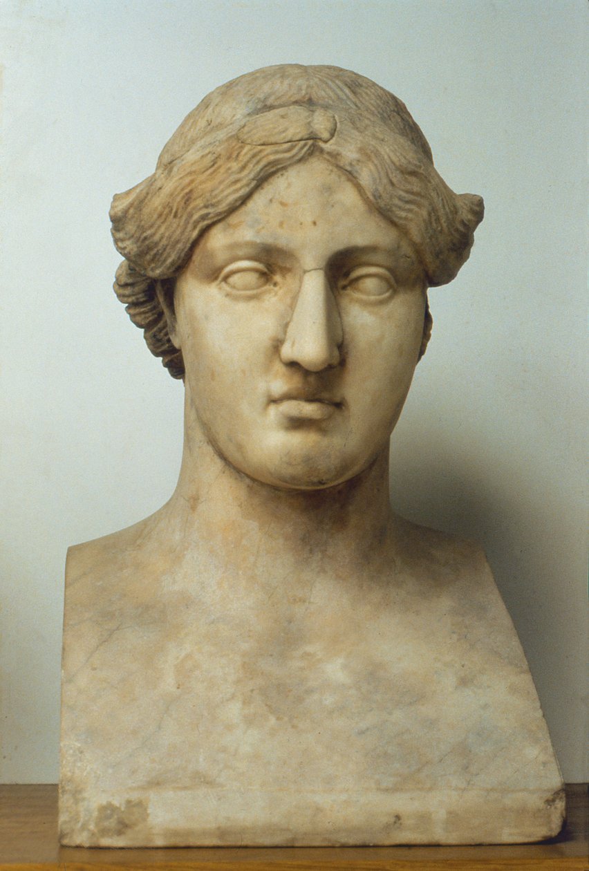 Sappho portré mellszobra (márvány) alkotó: Greek