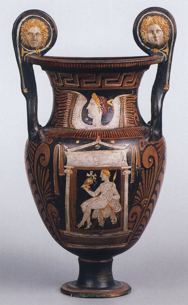 Piros alakú harangkráter, apuliai, ie 325-300 (kerámia) alkotó: Greek