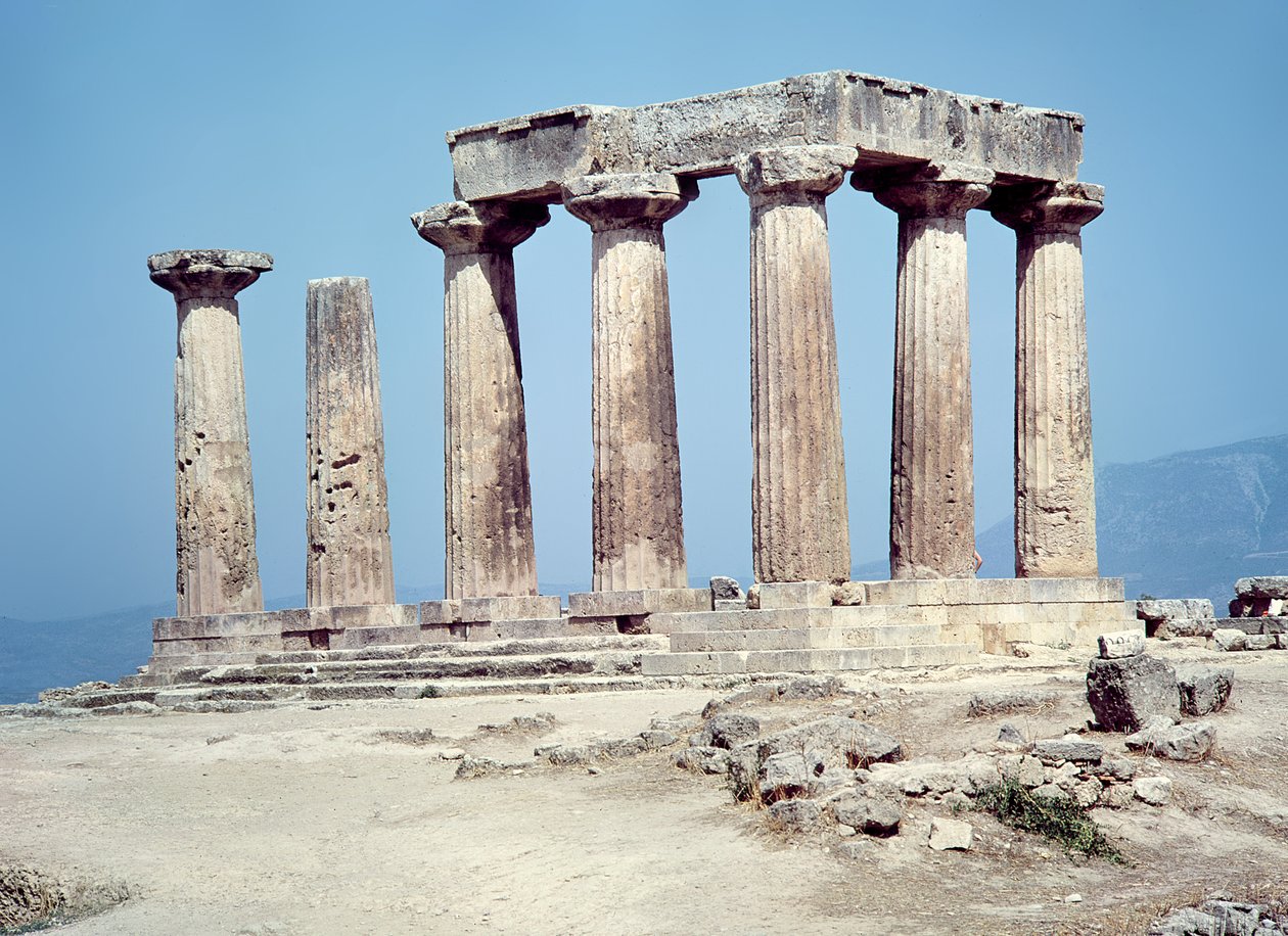 Apolló templomának romjai, Kr.e. 550 körül alkotó: Greek