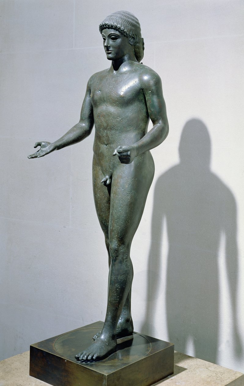 Piombino Apollója (bronz) (lásd még: 94610, 98015 és 177203) alkotó: Greek