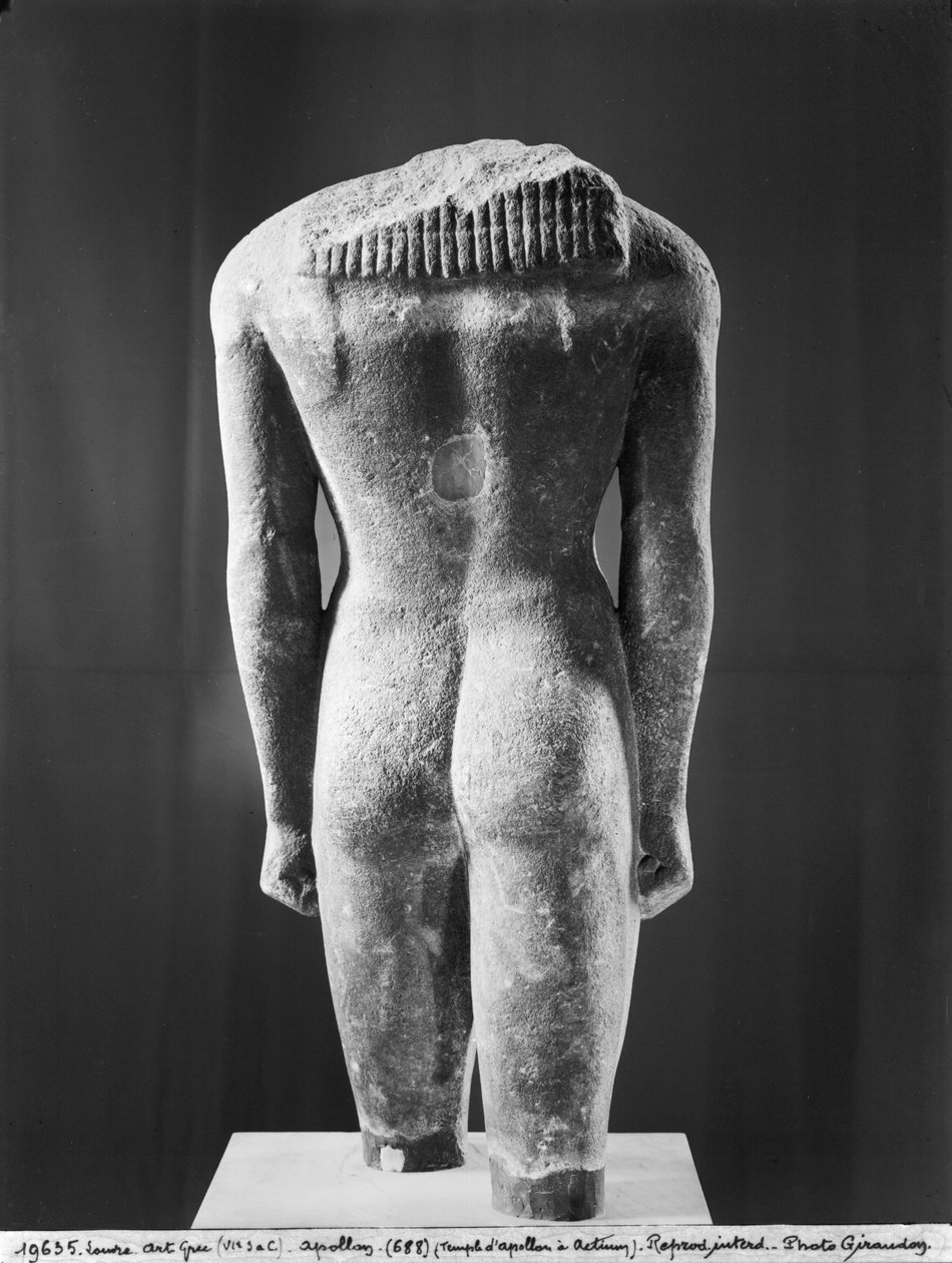 Kouros torzója, Actiumból, Kr.e. 570 körül (márvány) (lásd még: 24996) alkotó: Greek