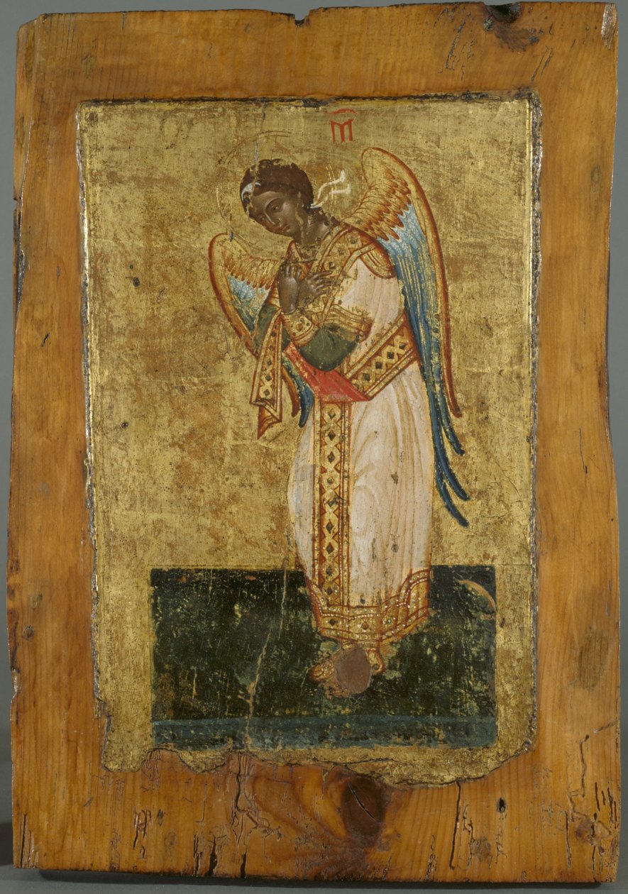 Mihály arkangyal ikonja (tojás tempera a panelen) alkotó: Greek School