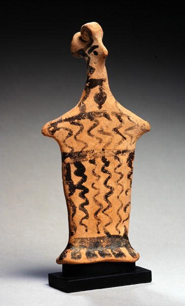 Boióta "papades" figura (terrakotta) alkotó: Greek