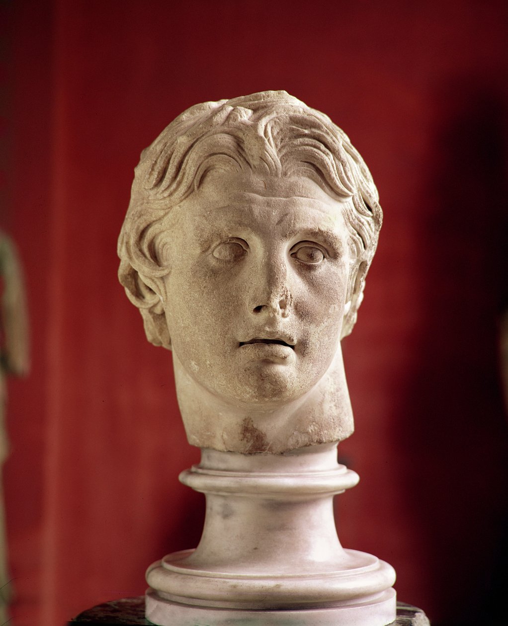 Nagy Sándor feje, Pergamonban (márvány) alkotó: Greek