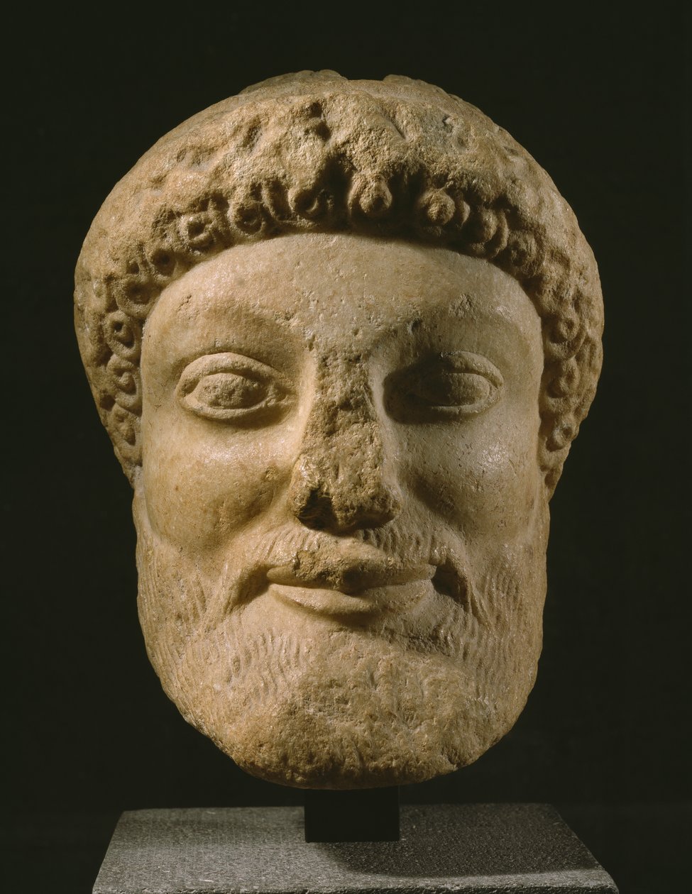 Dionüszosz feje, Attika, ie 480-460 körül (márvány) alkotó: Greek