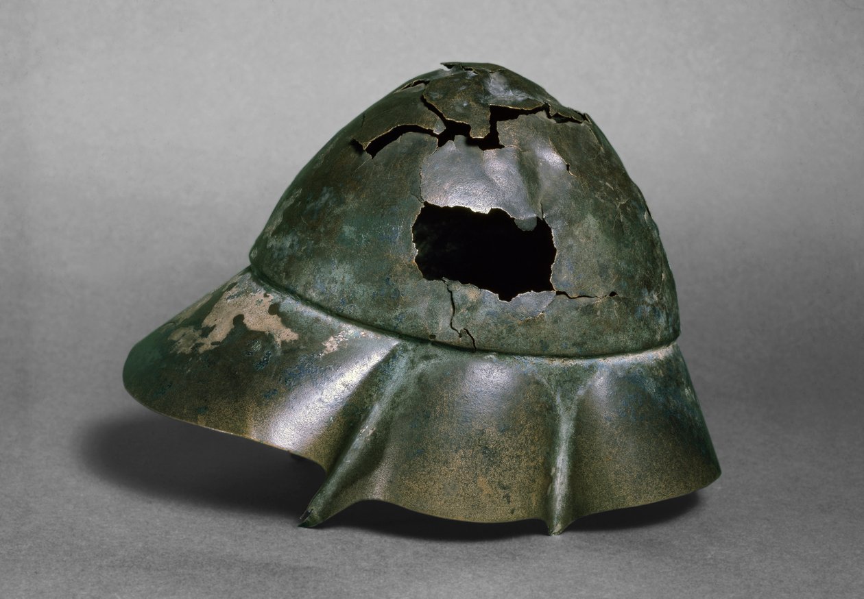 A „Companion Cavalryman” sisakja, Boetian, valószínűleg ie 4. század (bronz) (lásd még: 126299) alkotó: Greek