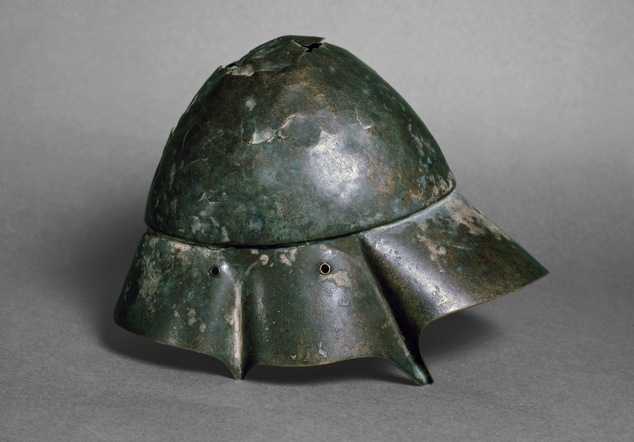 A "lovastárs sisakja", Boetia, valószínűleg Kr. e. 4. század (bronz) (lásd még 419878) alkotó: Greek