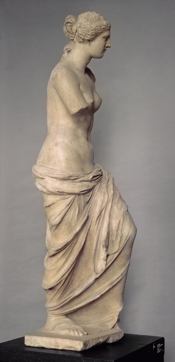 Venus de Milo, oldalnézet, görög, hellenisztikus időszak, ie 100-130 körül (márvány) (elölnézeti lásd: 14152) alkotó: Greek