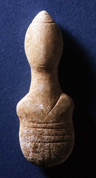 Kükladikus figura, Naxos, ie 3000-2000 körül (márvány) alkotó: Greek