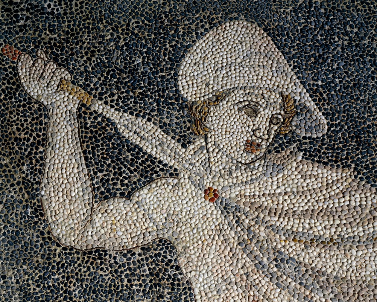 Nagy Sándor és Hephaestion oroszlánvadászat során, részlet, ie 320 körül alkotó: Greek School