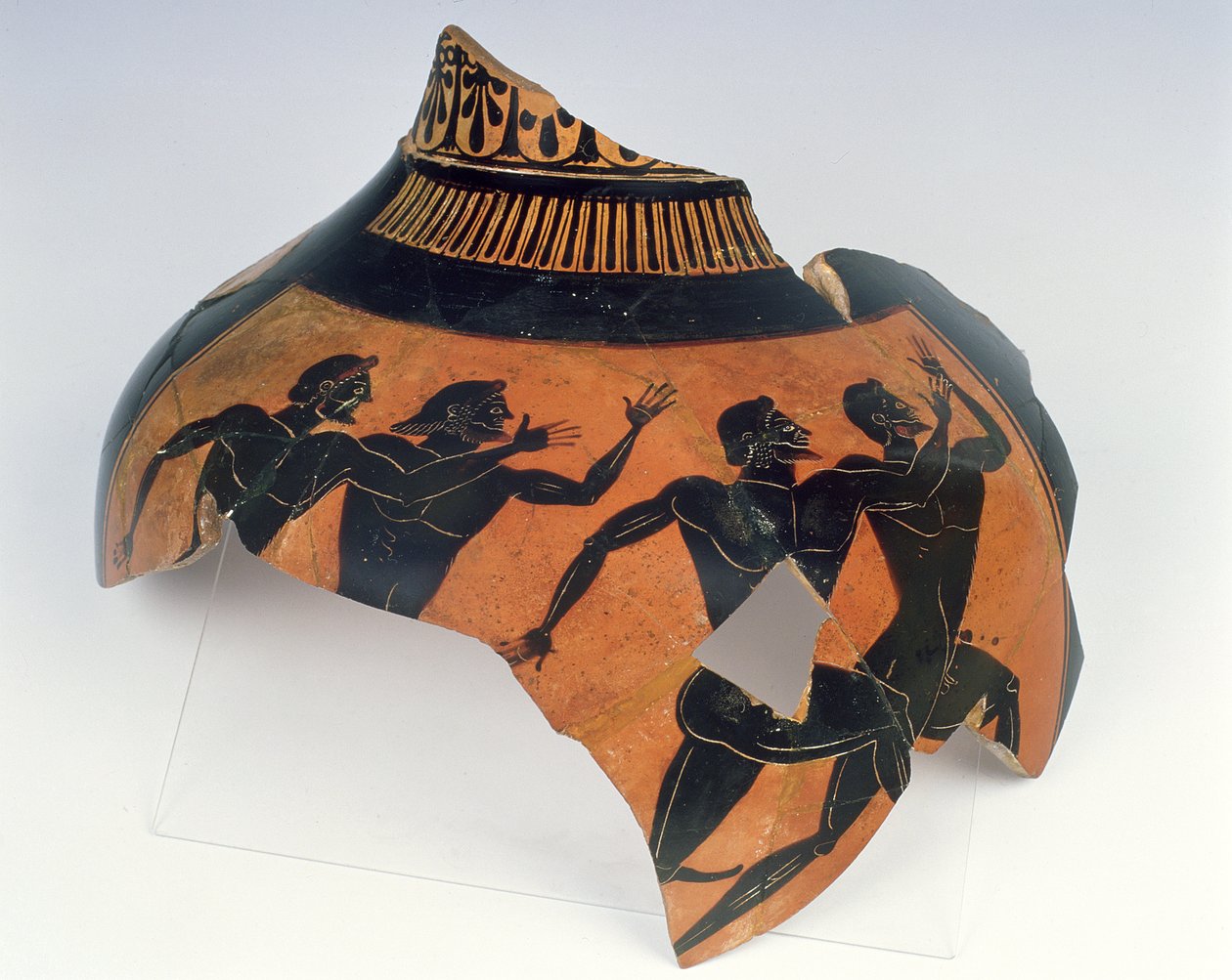 Panathenaic Amphora töredéke (kerámia) alkotó: Greek School