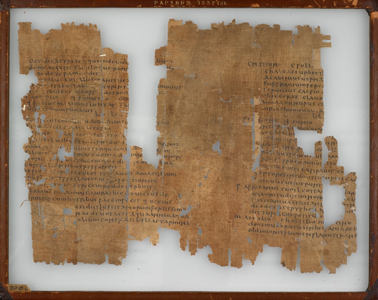 Papirusz 1532 (5), Livius megtestesítője, 3-4. század alkotó: Greek School