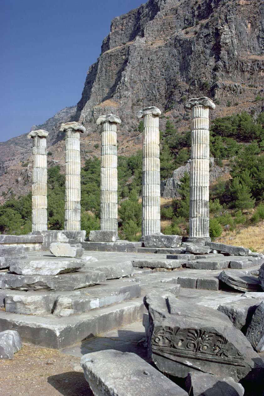 Romok és Akropolisz szikla Athena Polia templomában, ie 4. század közepe alkotó: Greek School