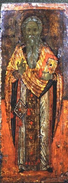 Szent Charalambos, ikon, Kastoriából (tempera a panelen) alkotó: Greek School