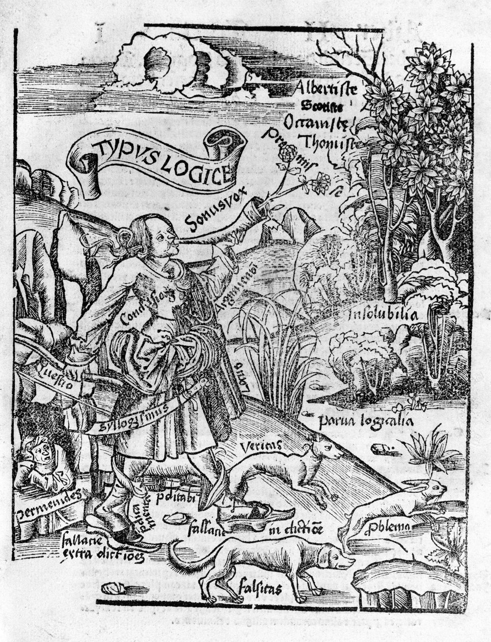 Liberal Arts: Logic – Gregor Reisch (1467-1525) „” Margarita Philosophica” című könyvében. Bála alkotó: Gregor Reisch