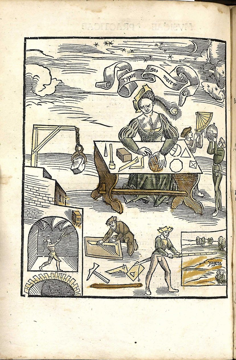 Margarita Filozófiai Geometria, 1504 alkotó: Gregor Reisch