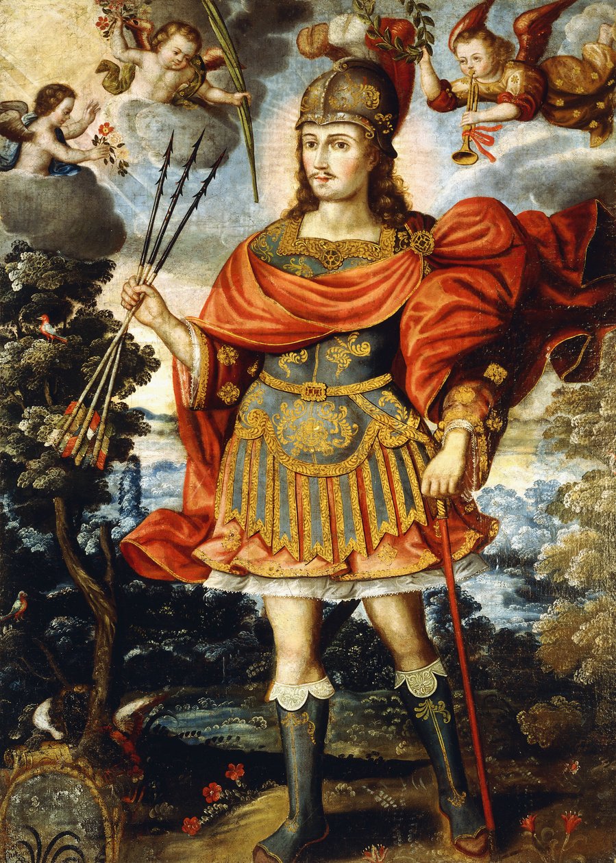Szent Sebestyén, 1620 körül alkotó: Gregorio Gamarra