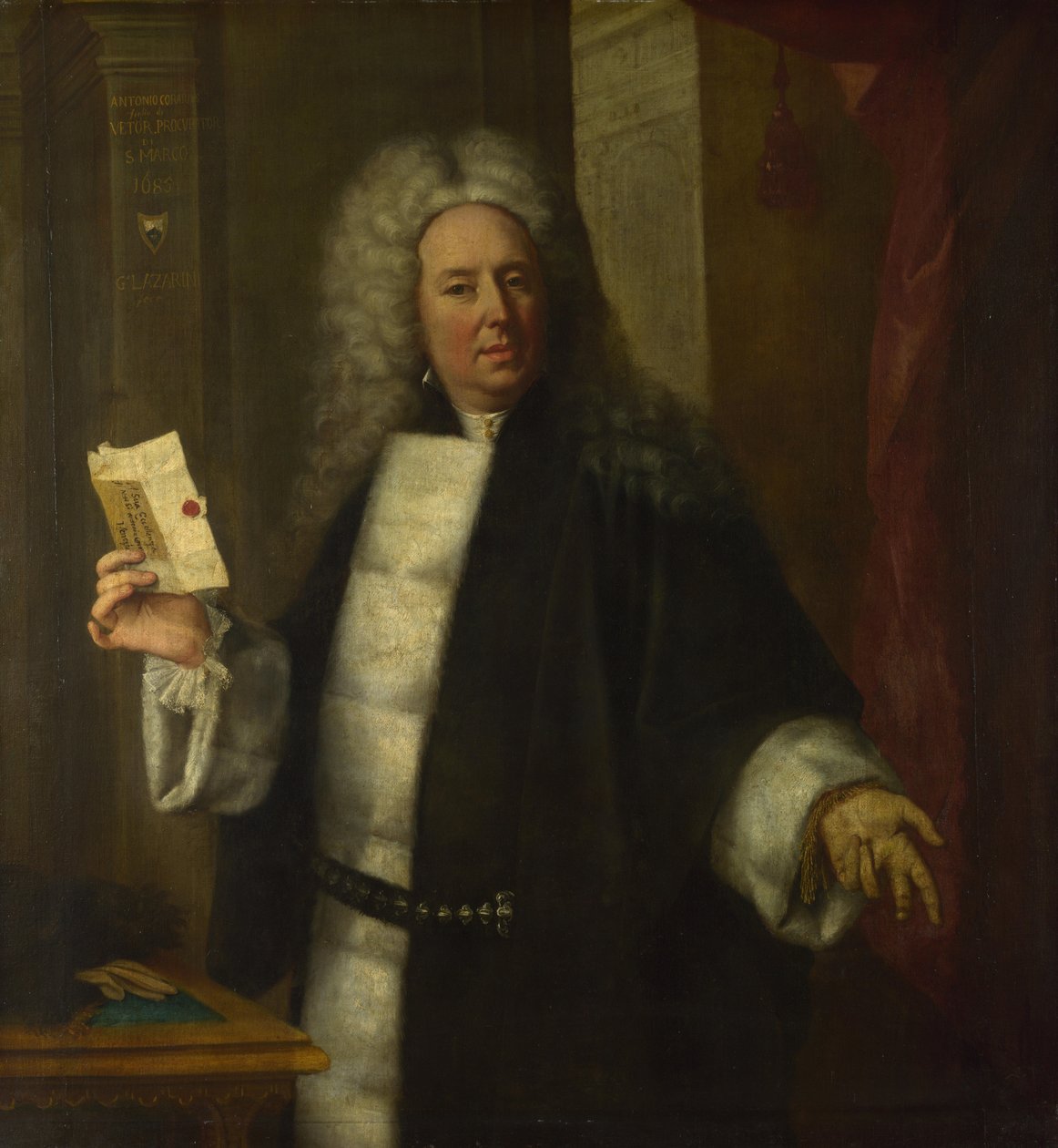 Antonio Correr portréja, 1685 alkotó: Gregorio Lazzarini