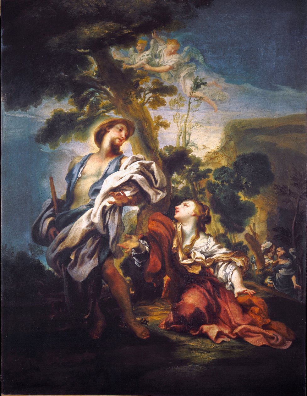 Gregorio De Ferrari (1647-1726) Noli Me Tangere festménye, Genes, Strada Nuova Múzeumok alkotó: Gregorio De Ferrari