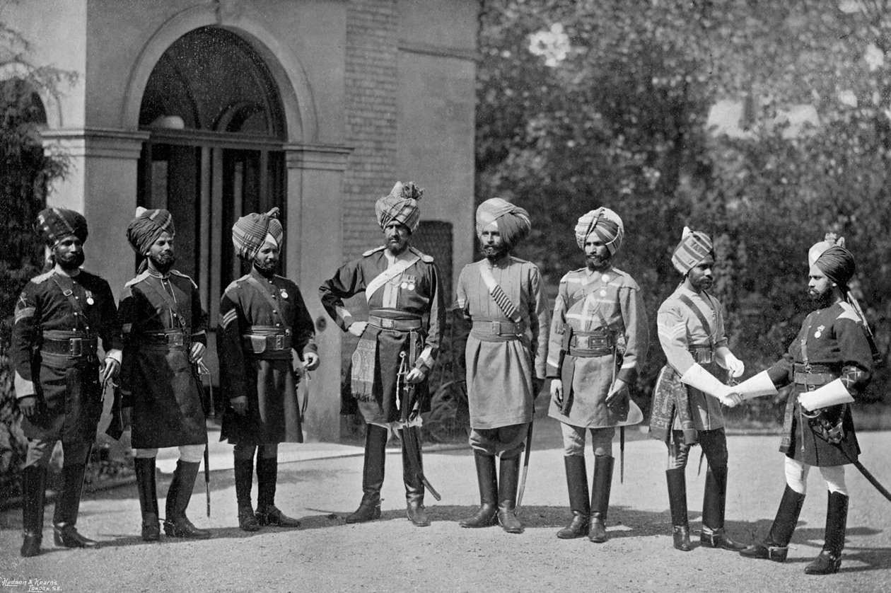 Indiai lovas katonák, 1896 alkotó: Gregory and Co