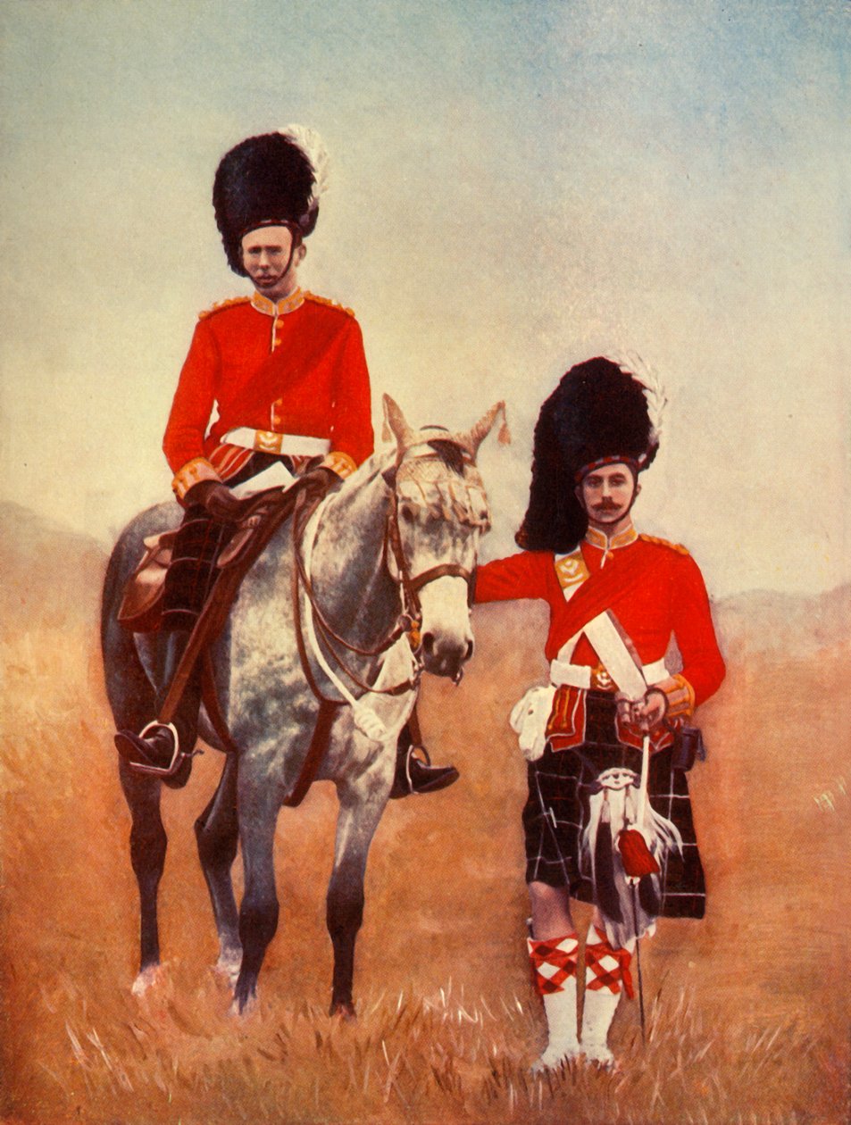 „A Seaforth Highlanders tisztjei”, 1901. alkotó: Gregory and Co