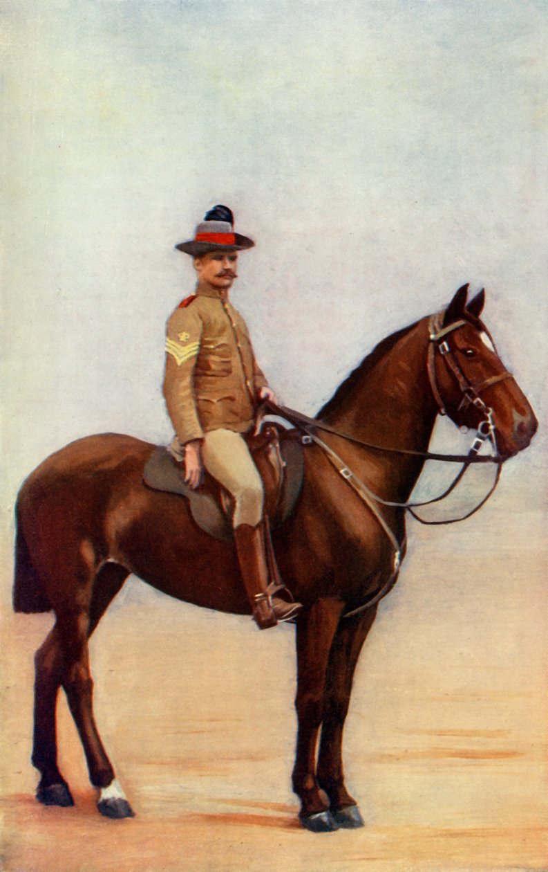„A New South Wales Lancers őrmestere”, 1900. alkotó: Gregory and Co