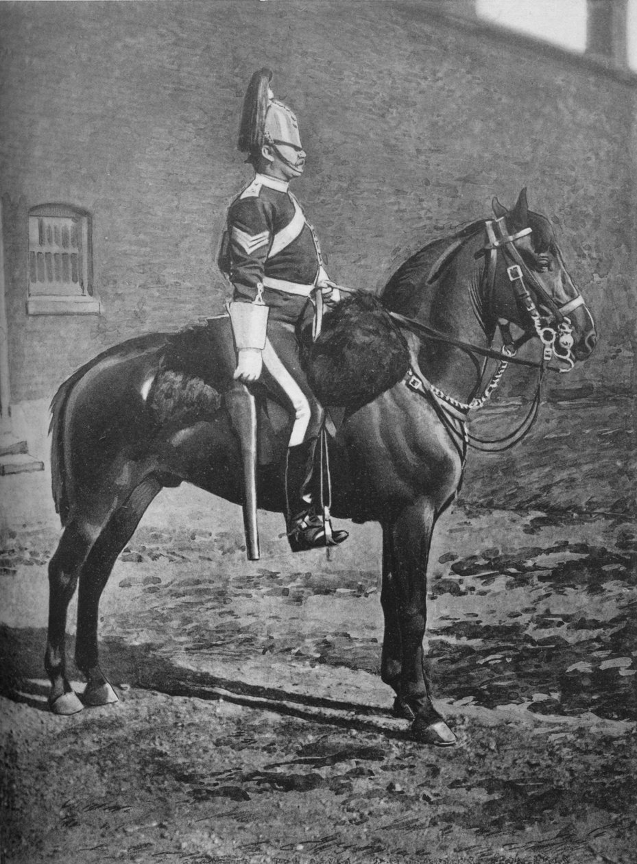 Őrmester, 2. dragonyos gárda, Queens Bays, 1880 alkotó: Gregory and Co