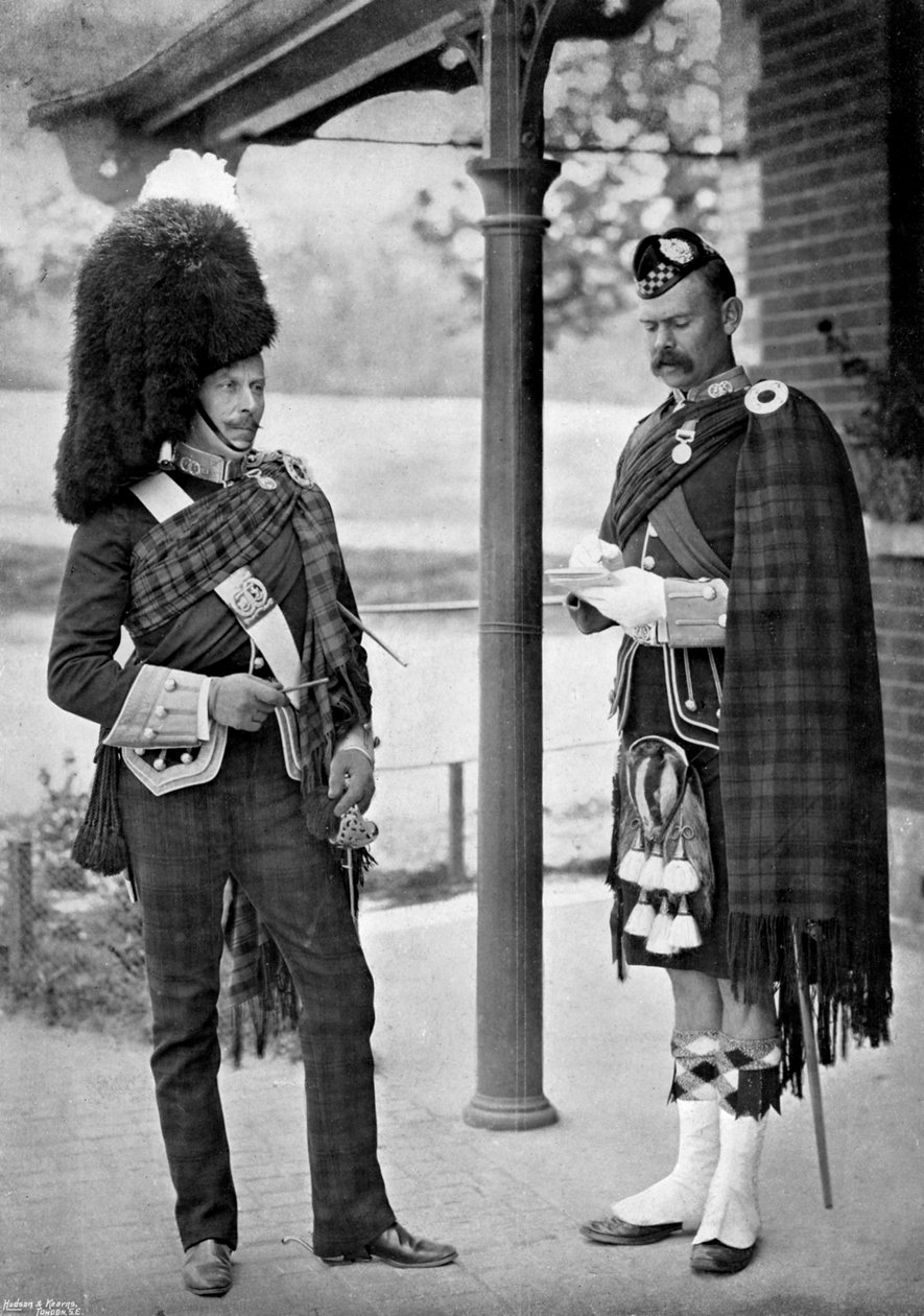 Az Argyll és Sutherland Highlanders 1. zászlóalj ezredese, 1896 alkotó: Gregory and Co