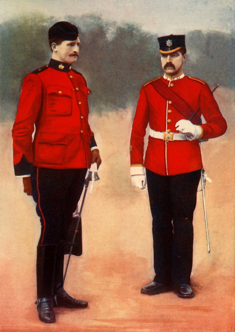 "West Surrey Adjutant and East Surrey főtörzsőrmester", 1901. alkotó: Gregory and Co