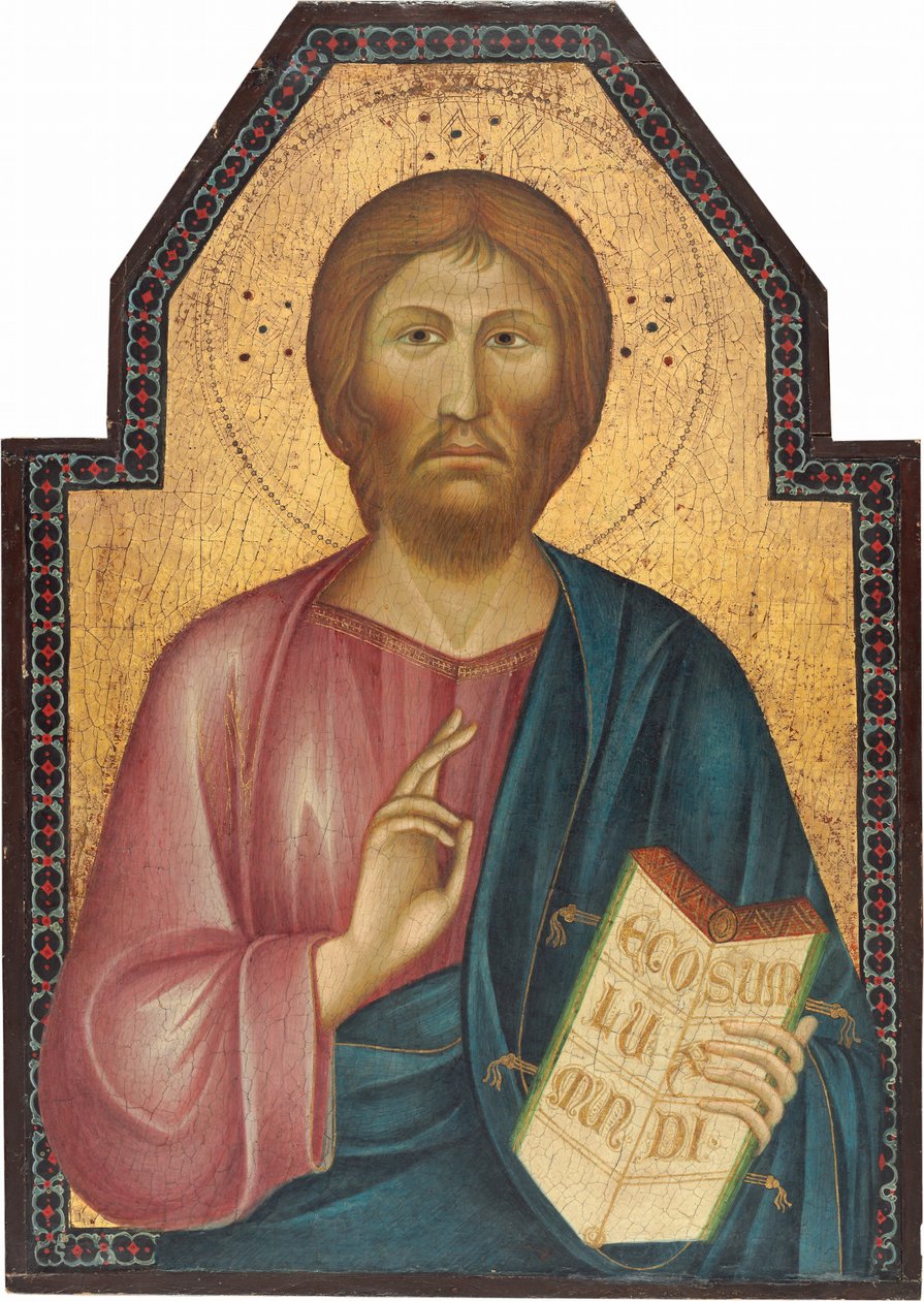Krisztusi áldás, c. 1310. alkotó: Grifo di Tancredi