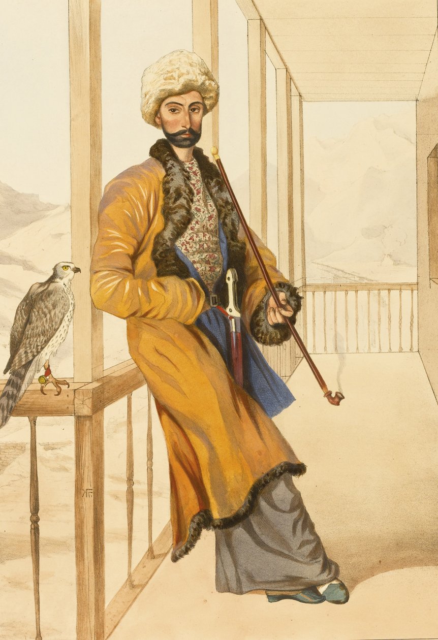 Kaukázusi hagyományos ruha, 1840-es évek alkotó: Grigori Grigorevich Gagarin