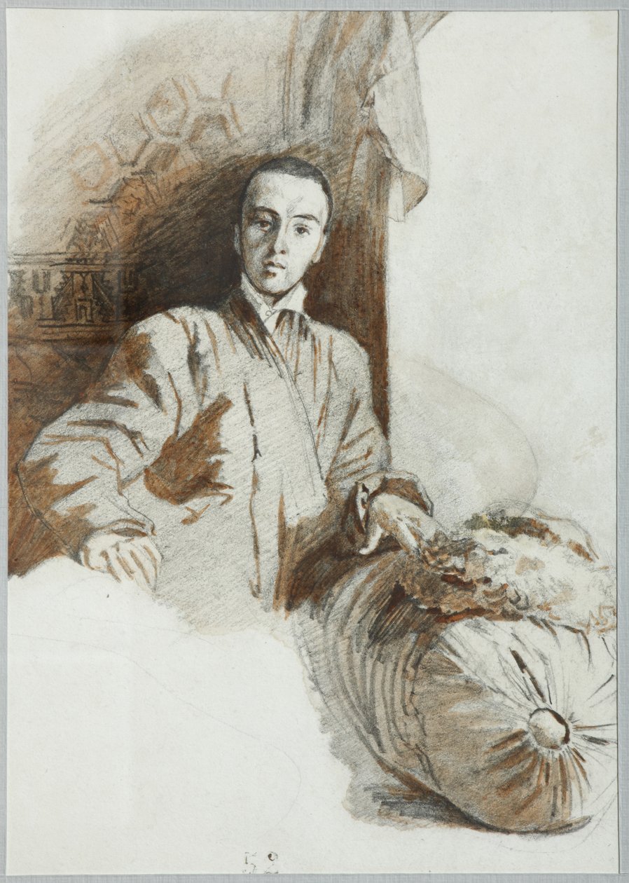 Alekszandr Illarionovics Vaszilcsikov gróf portréja 1818-1881, 1841 alkotó: Grigori Grigorevich Gagarin