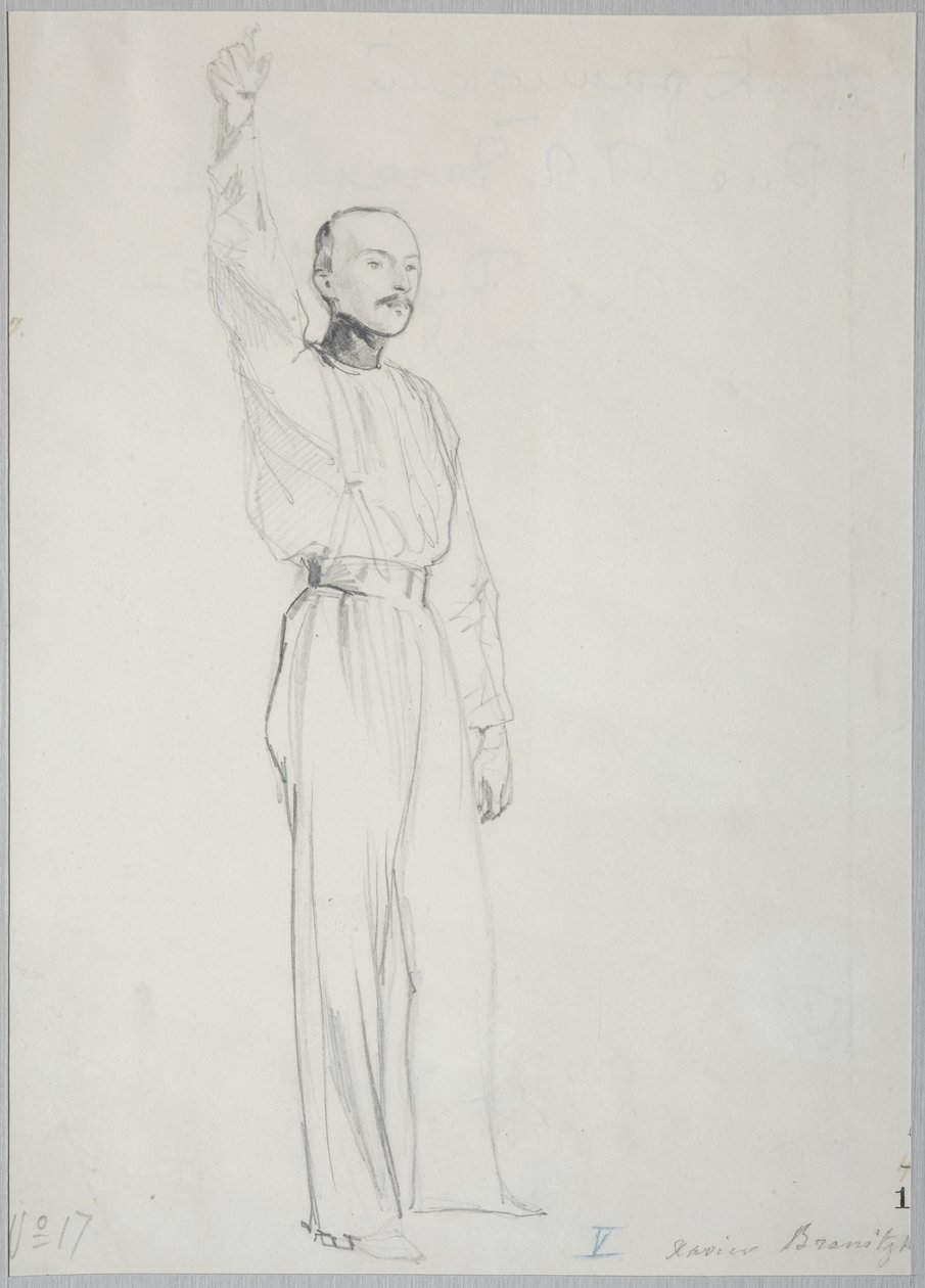 Ksawery Korczak-Branicki gróf portréja 1814-1879, 1840 körül alkotó: Grigori Grigorevich Gagarin