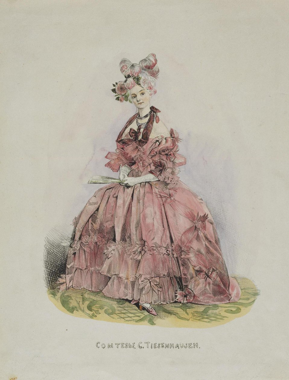 Dolly de Ficquelmont grófnő portréja 1804-1863, 1831-1840 alkotó: Grigori Grigorevich Gagarin