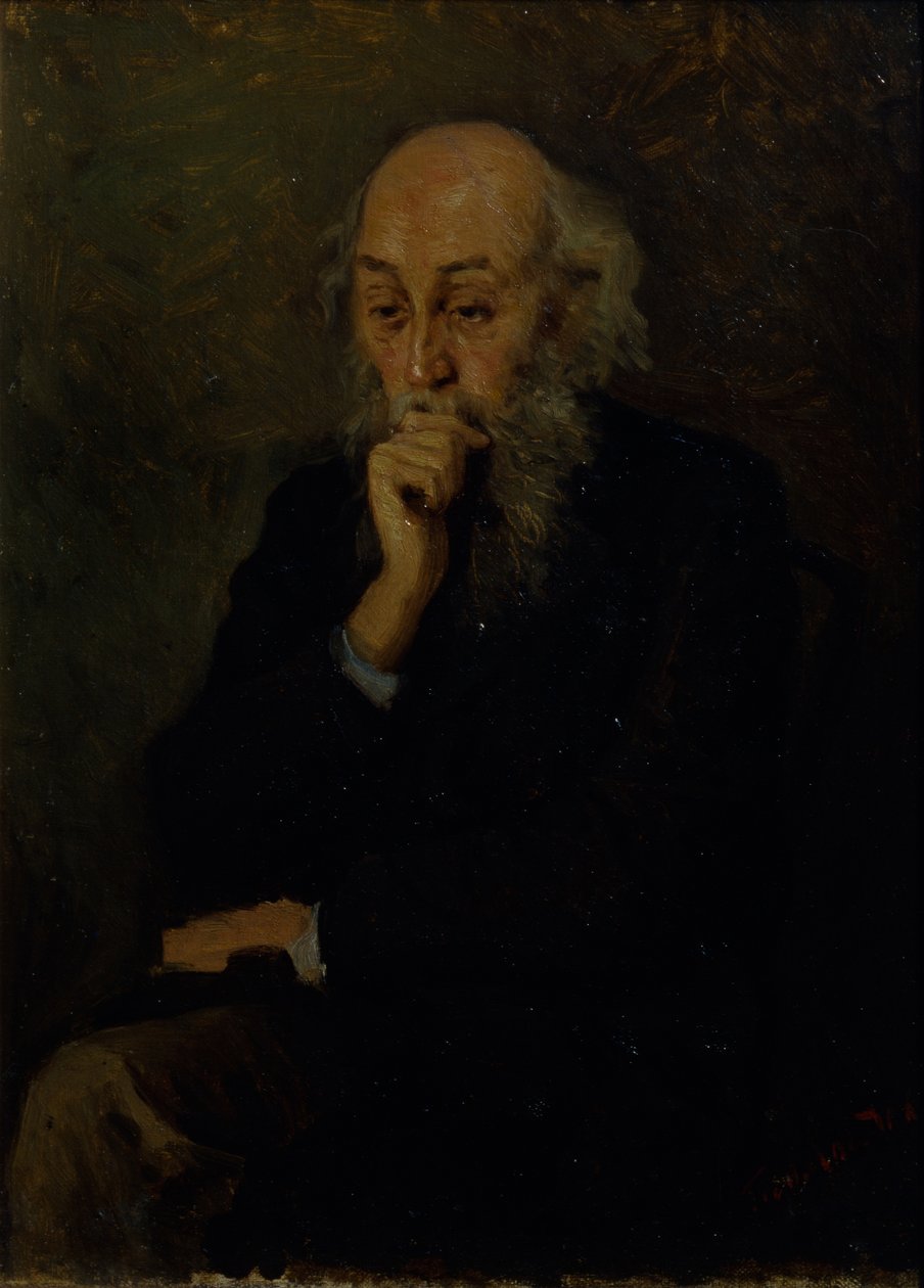 Nikolai Ge művész portréja 1831-1894 alkotó: Grigori Grigoryevich Myasoedov