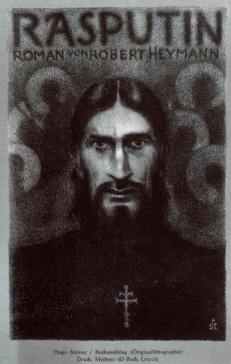 Raszputyin / Buchumschlag 1919 alkotó: Grigori Jefimowitsch Rasputin