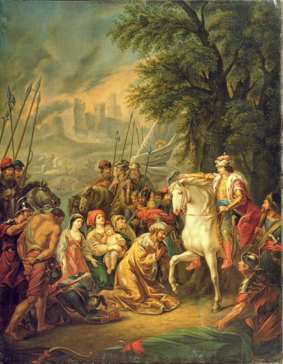 IV. Iván cár (1530-84) Kazany meghódítása 1552-ben alkotó: Grigoriy Ivanovich Ugryumov