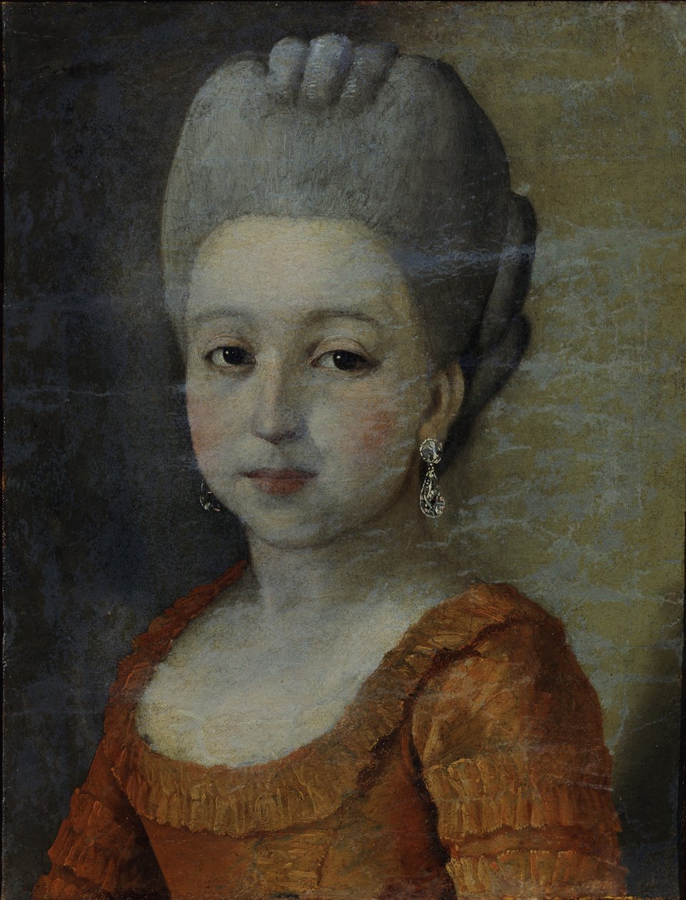 Egy lány portréja, 1770-es évek alkotó: Grigory Ostrovsky