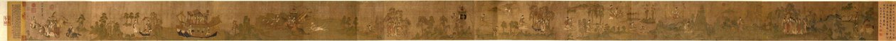 GU Kai érték, nympho Fateh luo folyó, GU Gong (palotamúzeum), Peking alkotó: Gu Kaizhi