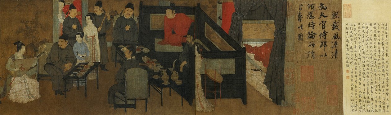 Han Xizai éjszakai mulatságai alkotó: Gu Hongzhong
