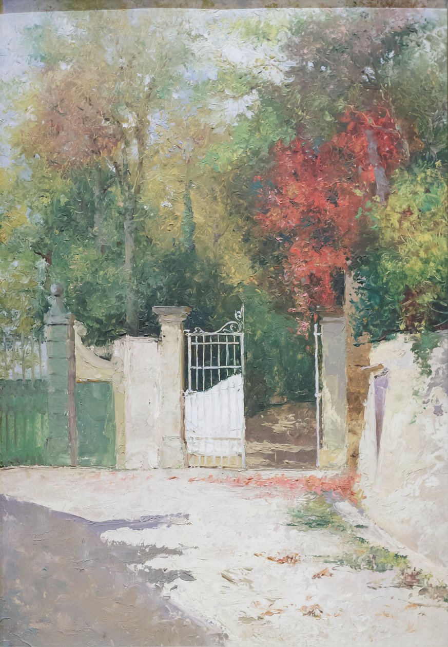 A firenzei Villa Pucci kapuja alkotó: Gualtiero Baynes
