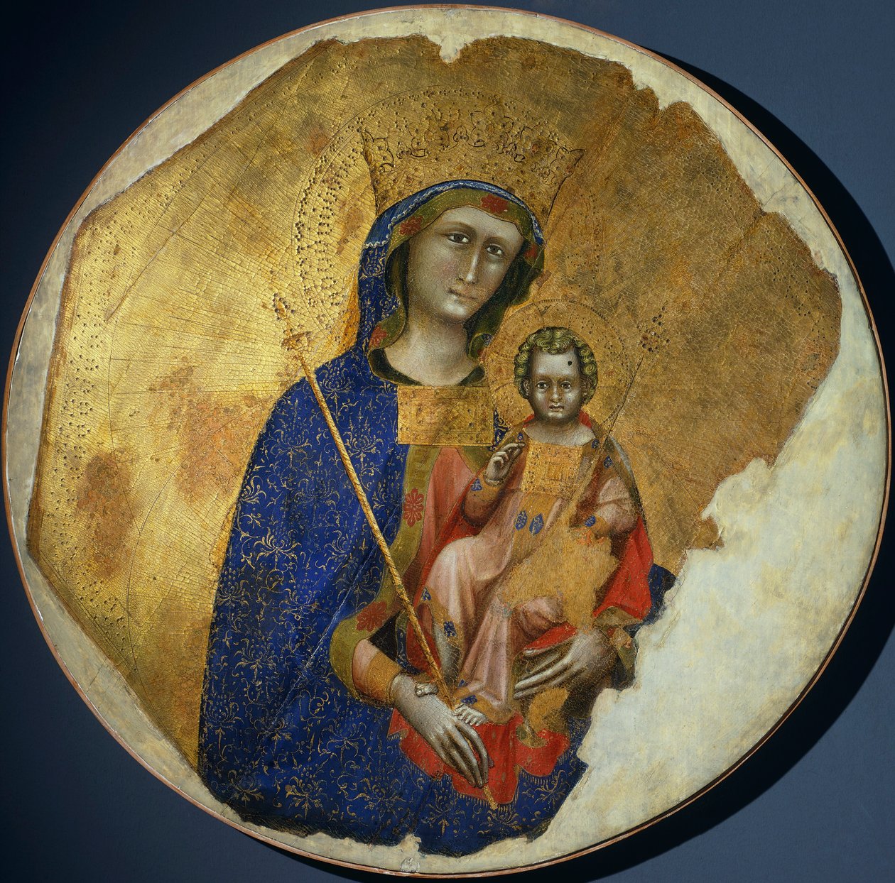 Madonna gyermekkel, Ridolfo Guariento vagy Guariento di Arpo (aktív 1338-1370). alkotó: Guariento di Arpo