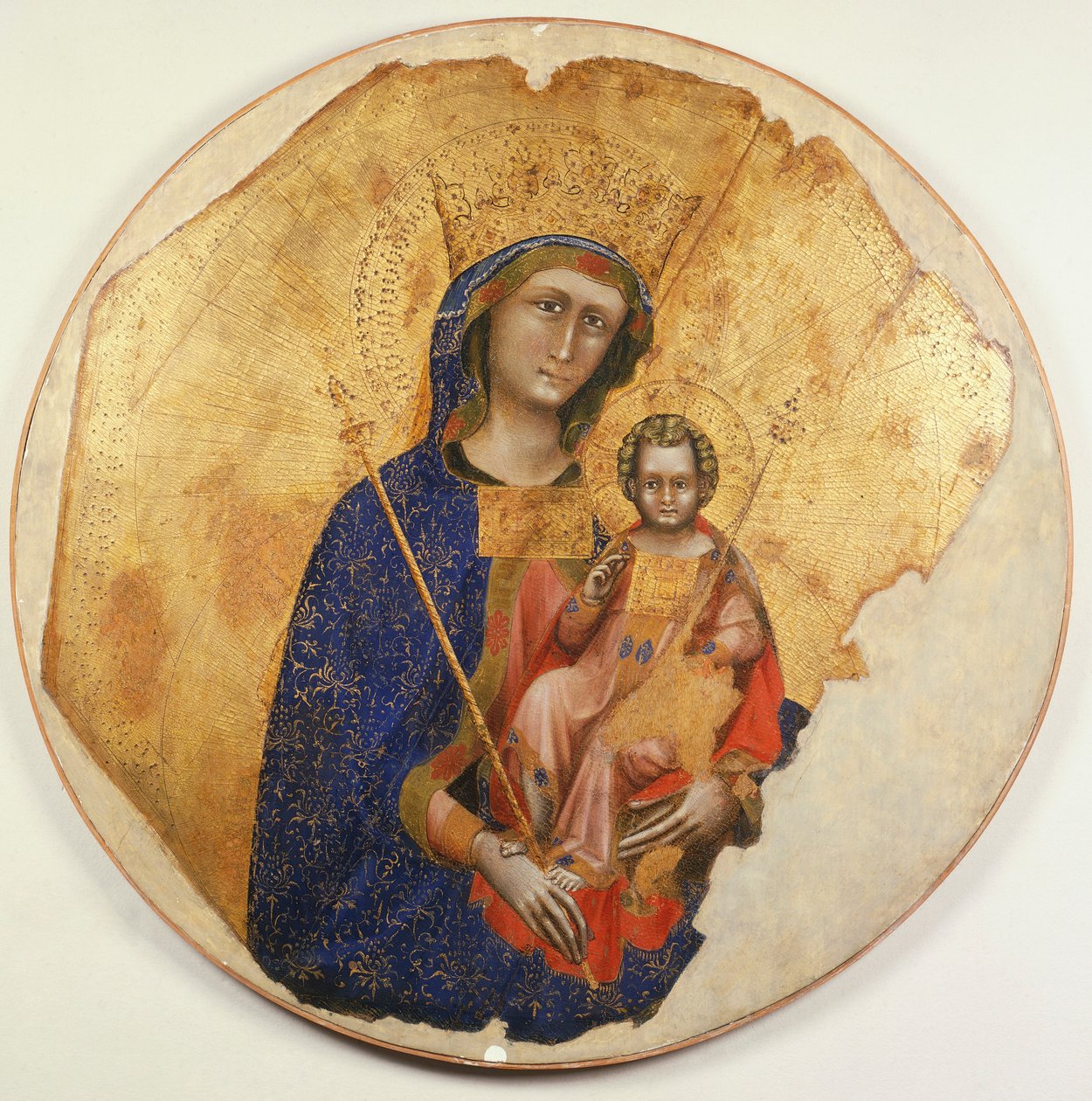 Madonna gyermekkel, Ridolfo Guariento vagy Guariento di Arpo (aktív 1338 és 1370 között) alkotó: Guariento di Arpo
