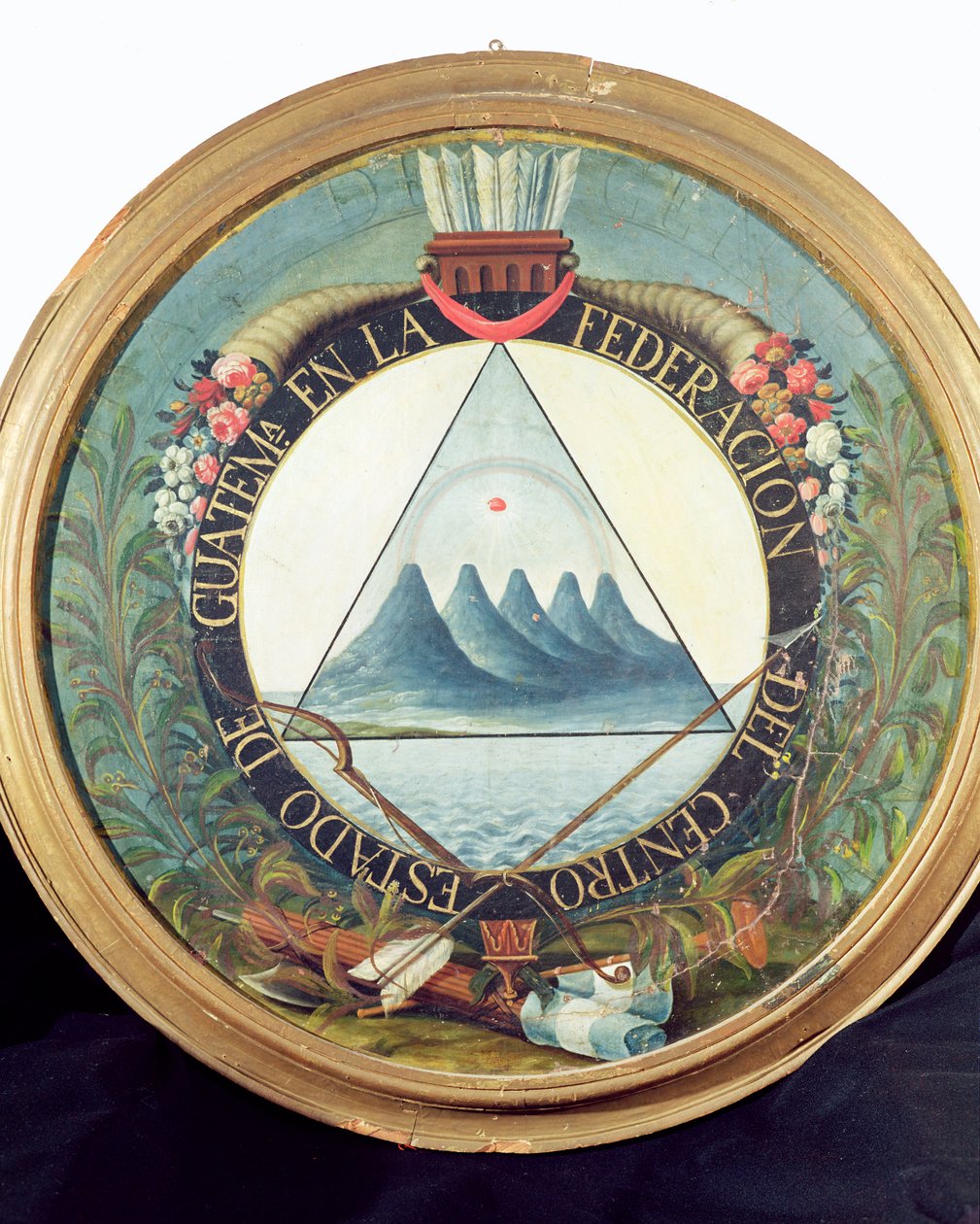 A Guatemalai Szövetség jelvénye, 1821. szeptember 15 alkotó: Guatemalan School