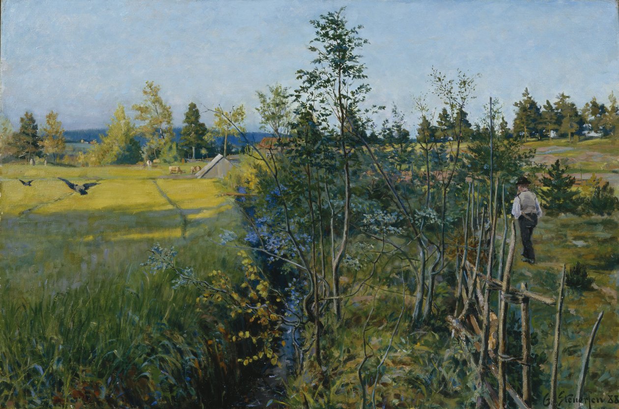 Nyári nap alkotó: Gudmund Stenersen